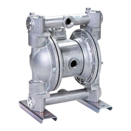 Matrix Management Prolube 44740 Air Operated Double Diaphragm Pump, 1-Inch Pump Inlet/Outlet, Aluminum Casing, Hytrel AODD/0-1/BAH/N